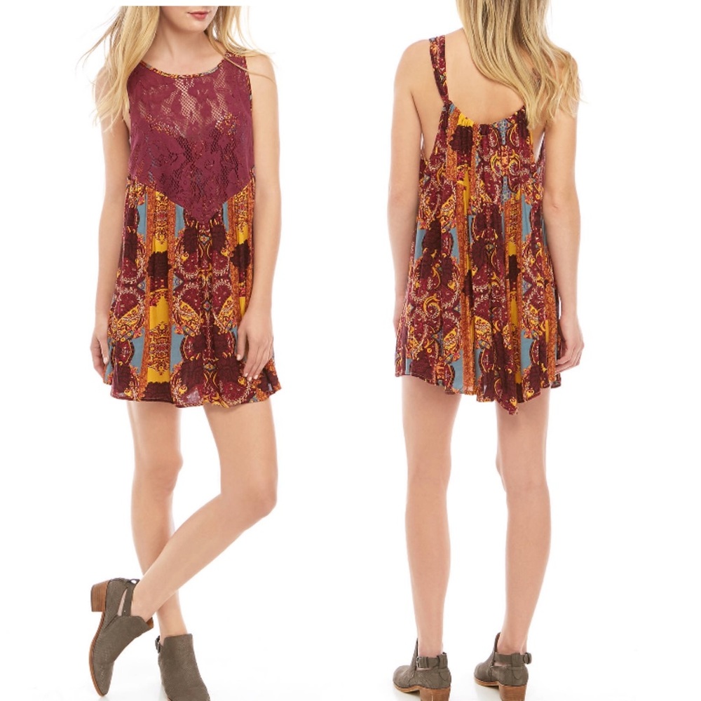 FREE PEOPLE Count Ma In Trapeze Tunic Top - Picture 3 of 9